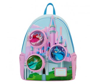 Mochila Hadas Madrinas Castillo La Bella Durmiente Disney Loungefly 26cm
