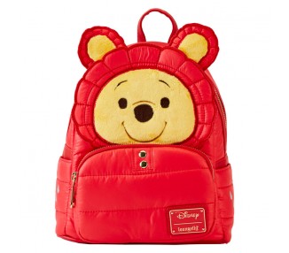 Mochila Rainy Day Puffer Jacket Winnie the Pooh Disney Loungefly 26cm