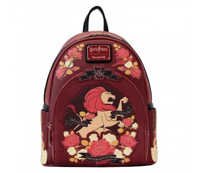 Mochila Gryffindor House Floral Harry Potter Loungefly 26cm
