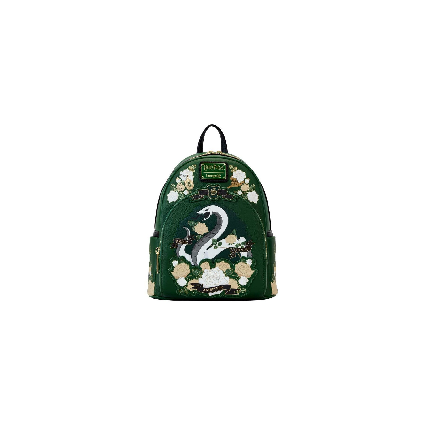 Mochila Slytherin House Floral Harry Potter Loungefly 26cm