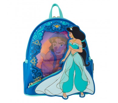 Mochila lenticular Jasmine Aladdin Disney Loungefly 26cm