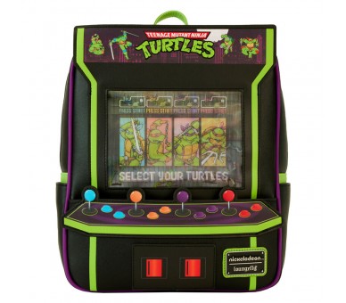 Mochila Vintage Arcade 40th Anniversary Tortugas Ninja Loungefly