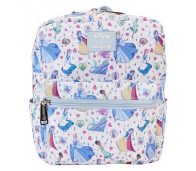 Mochila nylon Manga Style Princesas Disney Loungefly 24cm