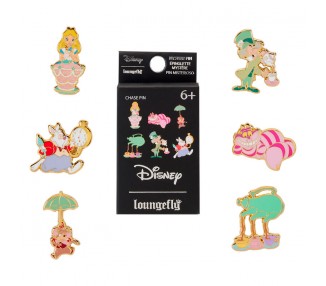 Blind Box Enamel Pin Mystery Alicia en el Pais de las Maravillas Disney Loungefly surtido
