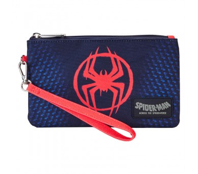 Cartera nylon Traje Miles Morales Spider-Verse Marvel Loungefly
