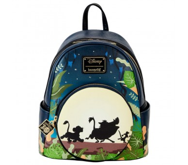 Mochila 30th Anniversary Hakuna Matata Rey Leon Disney Loungefly 26cm