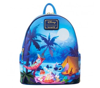 Mochila Camping Cuties Stitch Disney Loungefly 26cm
