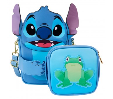Bolso bandolera + monedero Camping Cuties Stitch Disney Loungefly