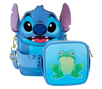Bolso bandolera + monedero Camping Cuties Stitch Disney Loungefly