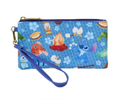 Cartera nylon Camping Cuties Stitch Disney Loungefly