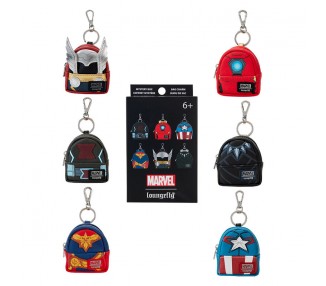 Llavero mini mochila Mystery Los Vengadores Avengers Loungefly surtido