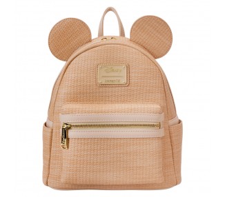 Mochila Straw Mickey Disney Loungefly 26cm
