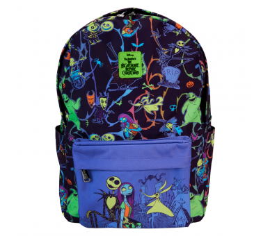 Mochila nylon Pesadilla Antes de Navidad Disney Loungefly 43cm