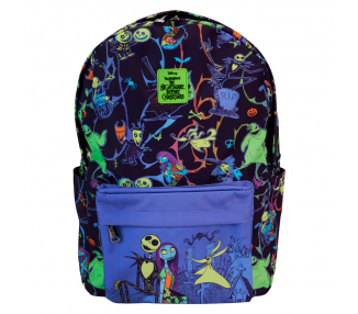 Mochila nylon Pesadilla Antes de Navidad Disney Loungefly 43cm