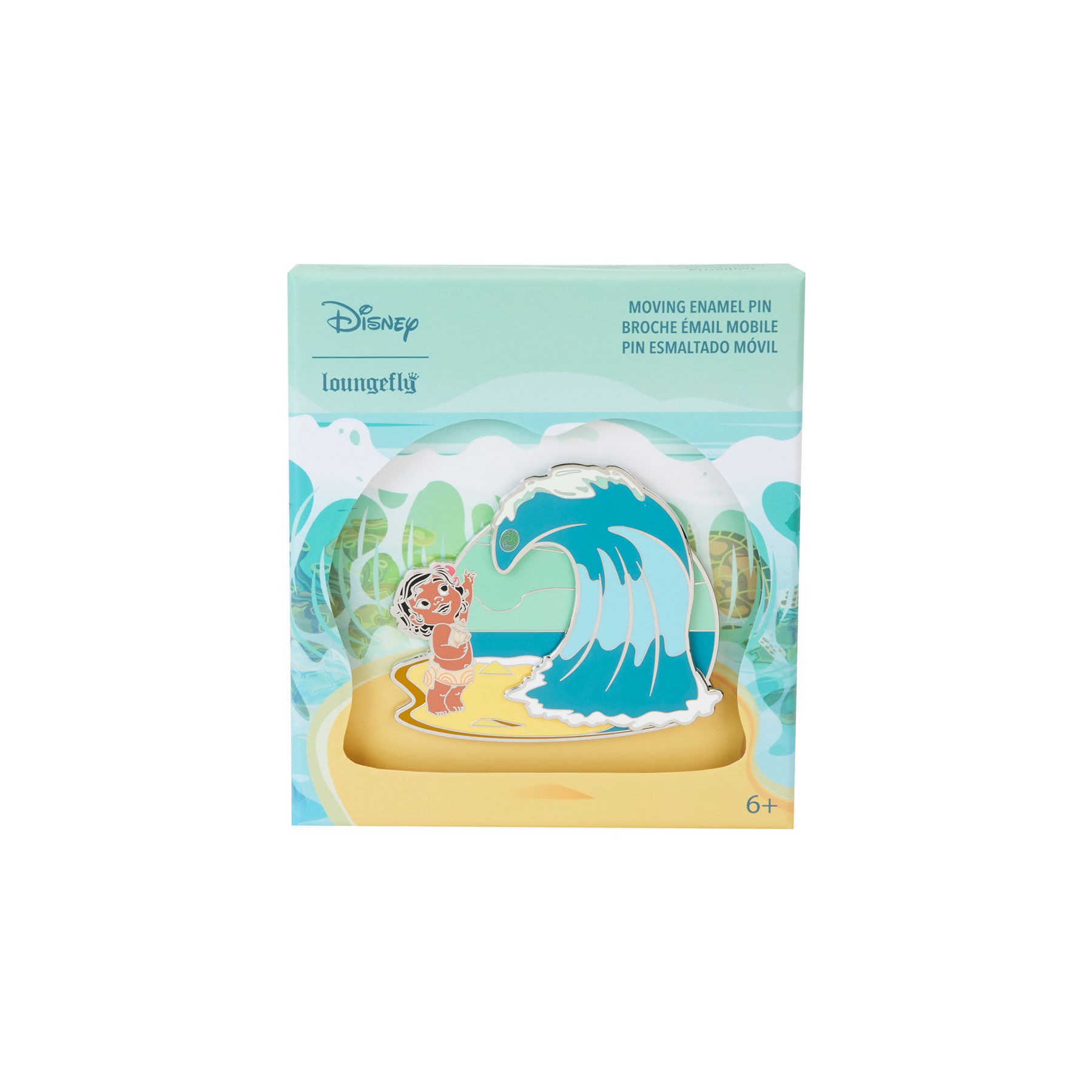 Pin Ocean Waves Vaiana Moana Disney Loungefly 7