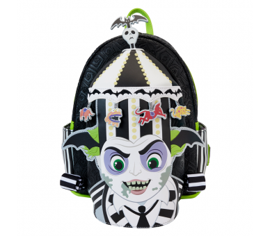 Mochila Carousel Beetlejuice Loungefly 26cm