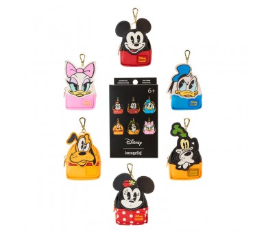 Llavero mini mochila Mystery Mickey and Friends Disney Loungefly surtido