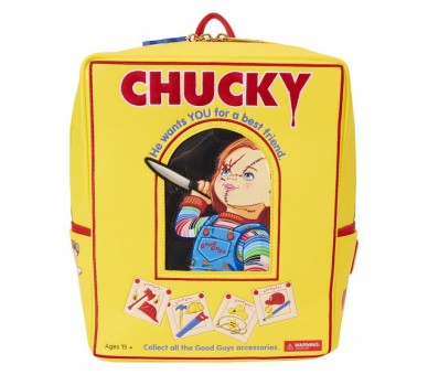 Mochila Childs Play Chucky Loungefly 28cm