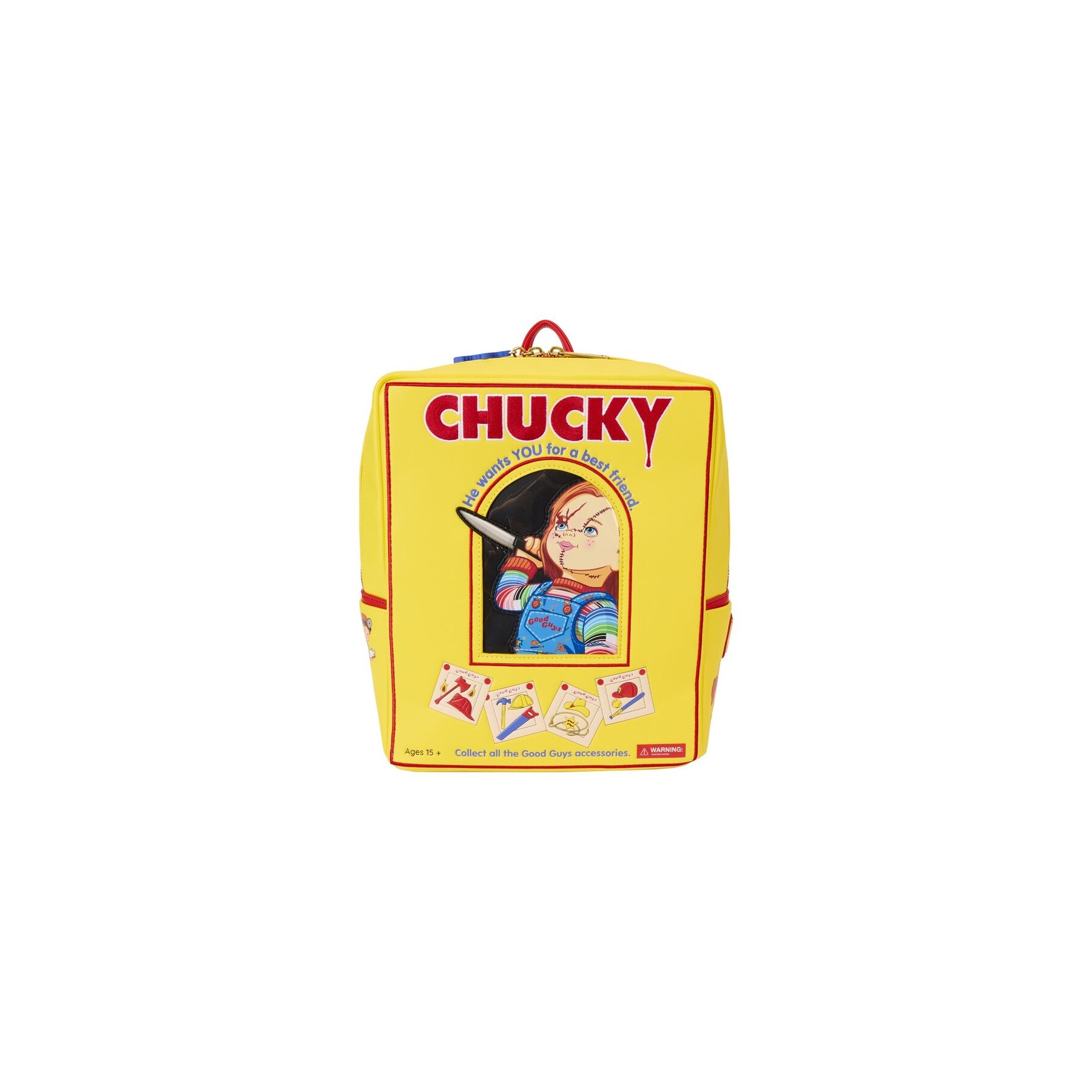Mochila Childs Play Chucky Loungefly 28cm
