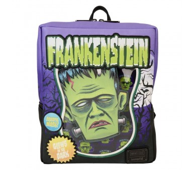 Mochila Frankenstein Neon Mask Universal Monster Loungefly 28cm