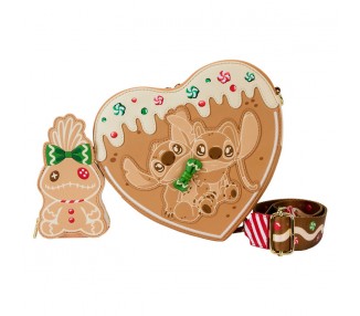 Bolso bandolera Gingerbread Stitch Disney Loungefly