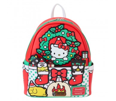 Mochila Christmas Hello Kitty Sanrio Loungefly 26cm