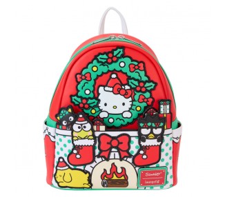 Mochila Christmas Hello Kitty Sanrio Loungefly 26cm