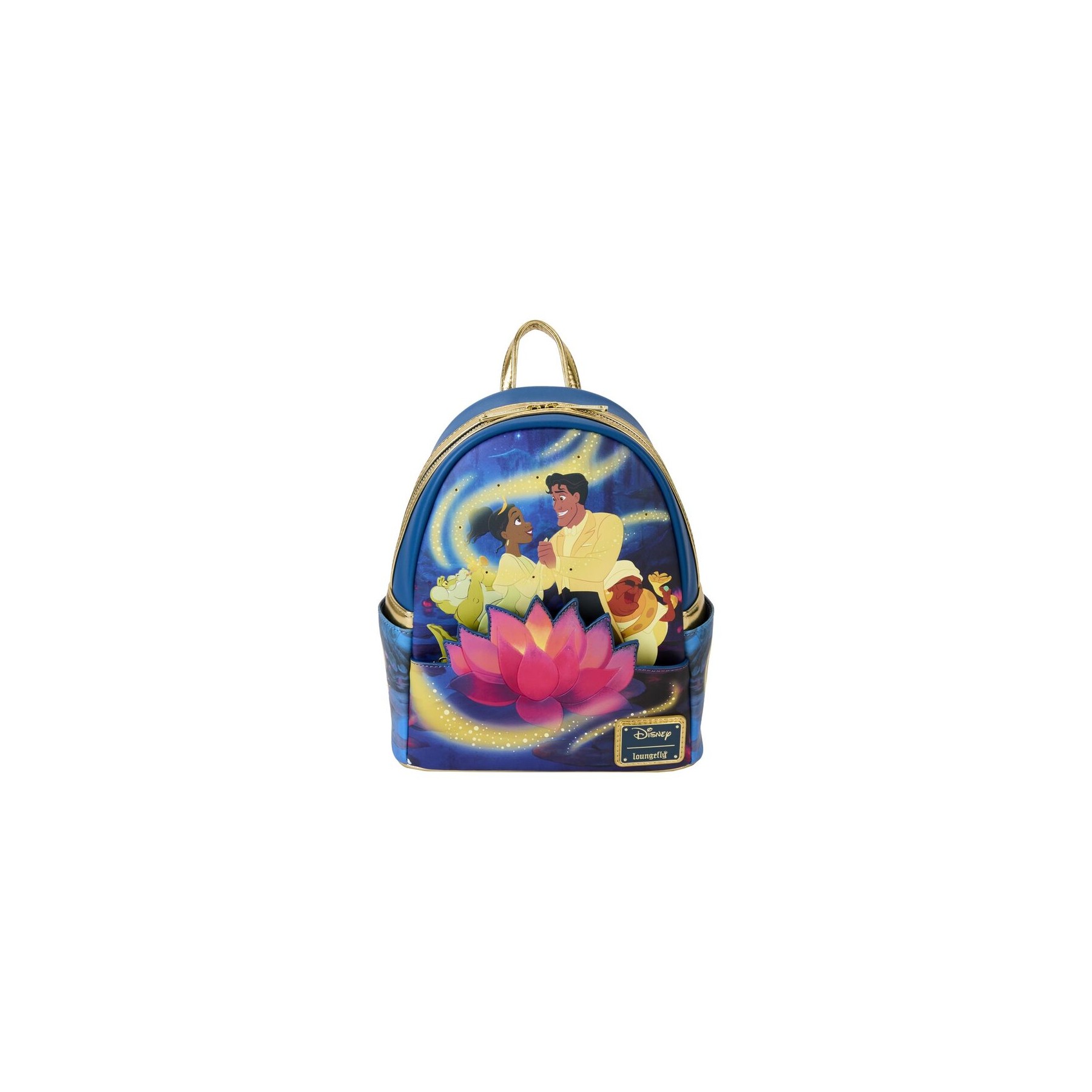 Mochila 15th Anniversary Tiana y El Sapo Disney Loungefly 26cm