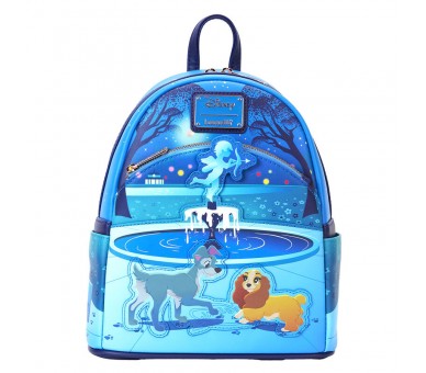 Mochila 70th Anniversary La Dama y el Vagabundo Disney Loungefly 26cm