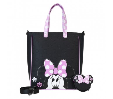 Bolso + monedero Floral Rock the Dots Minnie Disney Loungefly