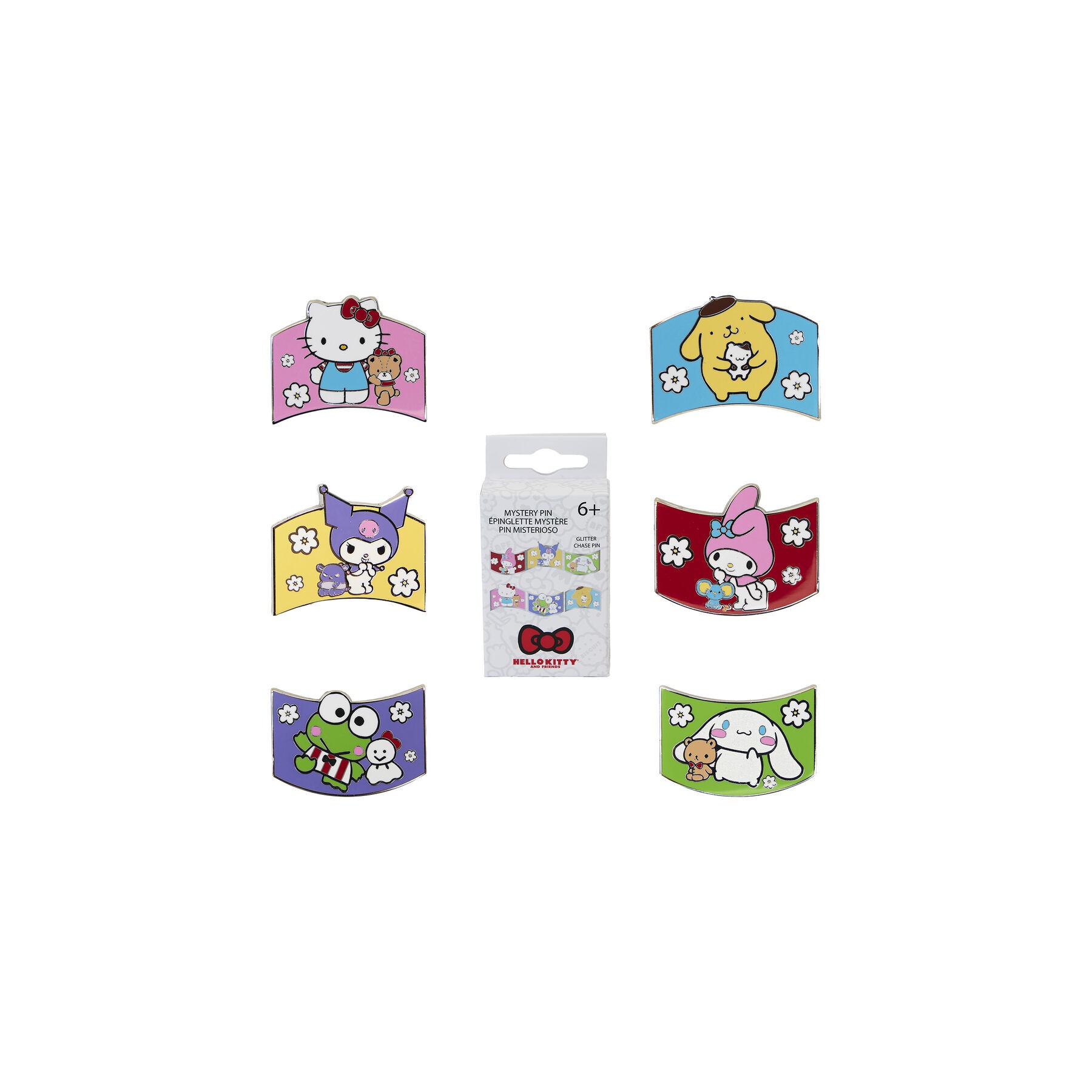 Blind Box Mystery Enamel Pin Hello Kitty and Friends Loungefly surtido