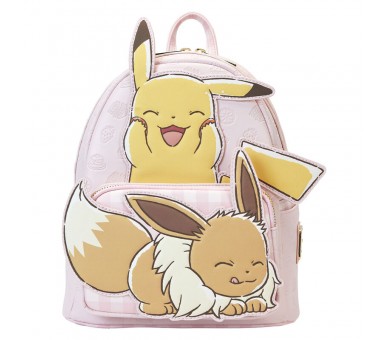 Mochila Pikachu & Eevee Pokemon Loungefly 26cm