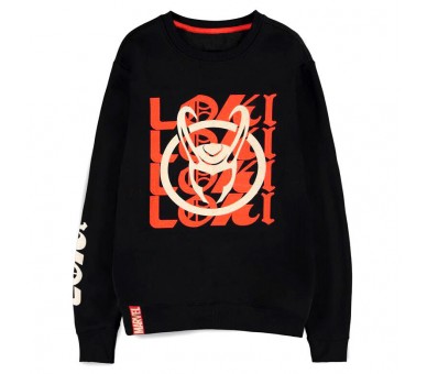 Sudadera Logo Text Loki Marvel