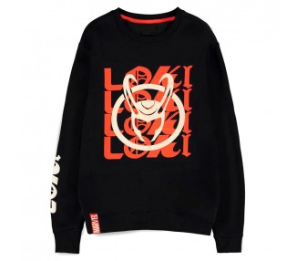 Sudadera Logo Text Loki Marvel