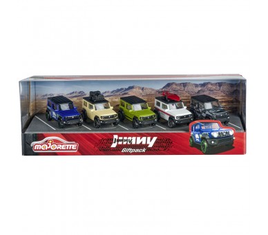 Blister 5 coches metal Suzuki Jimy 7