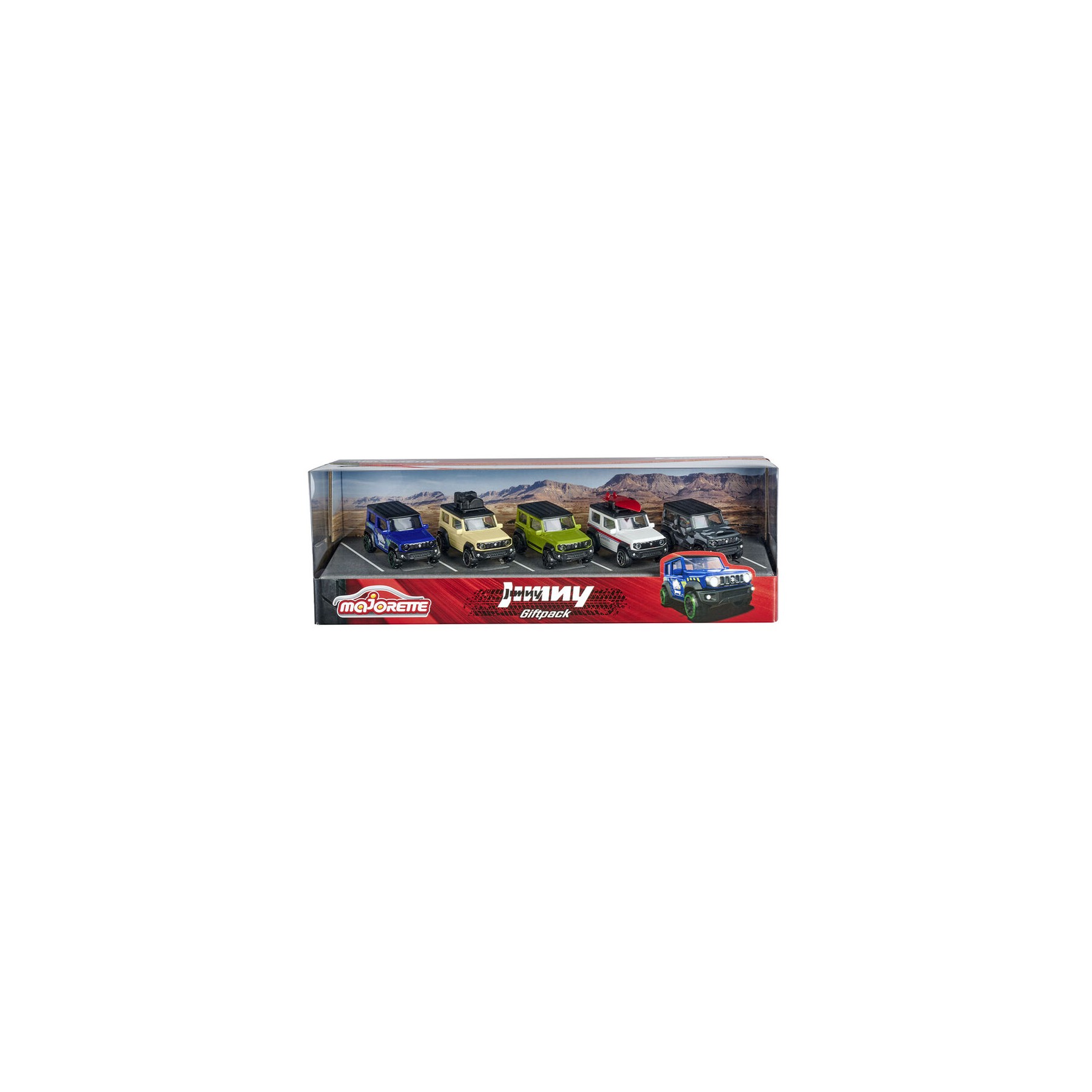 Blister 5 coches metal Suzuki Jimy 7