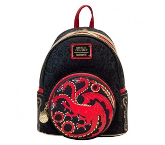 Mochila Targaryen La Casa del Dragon Juego de Tronos Loungefly 26cm