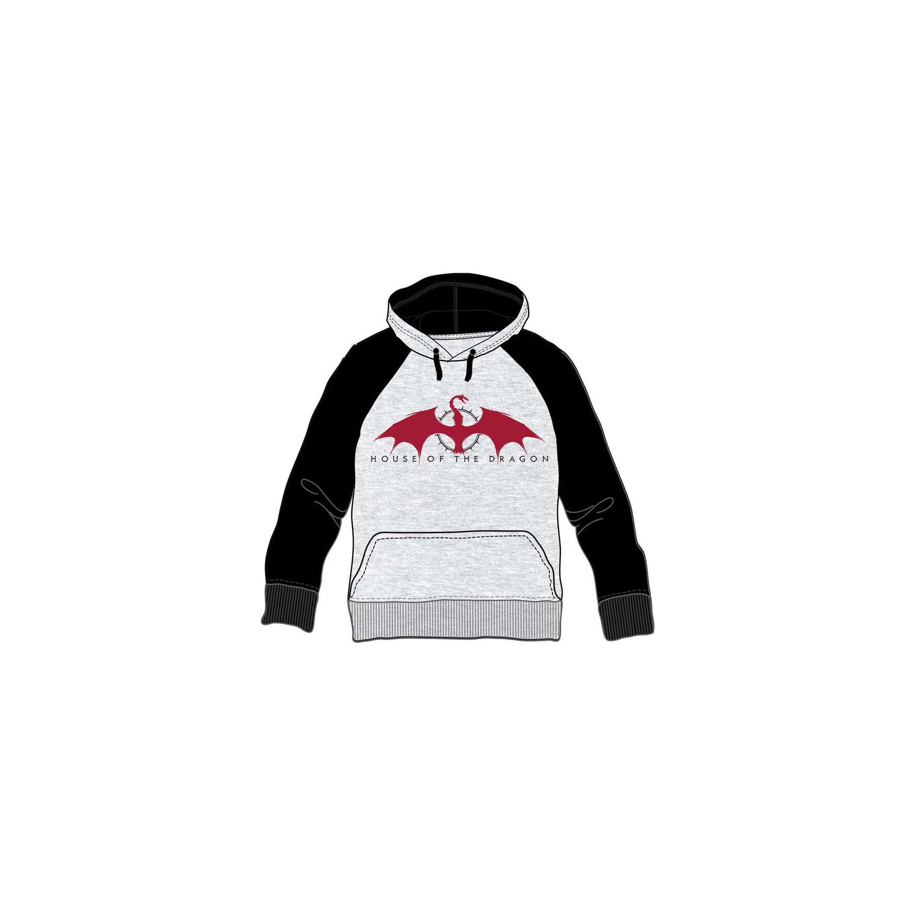Sudadera capucha House of the Dragon adulto