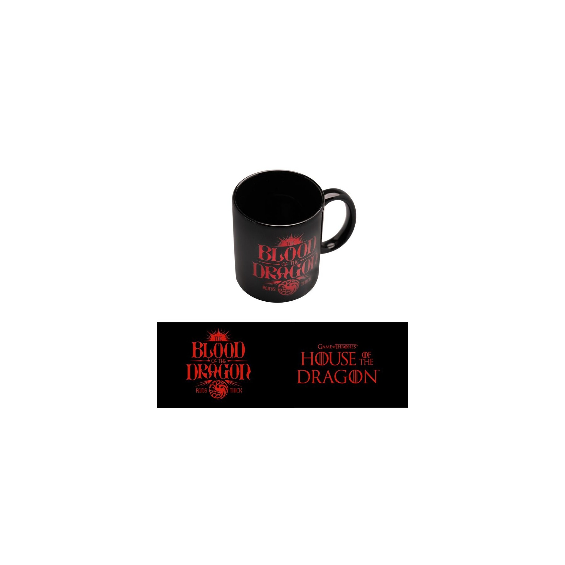 Taza La Casa del Dragon Juego de Tronos 350ml