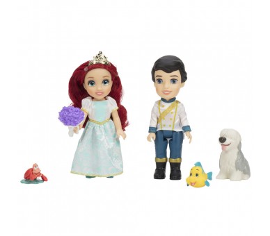 Muñecas Ariel + Eric La Sirenita Disney 15cm
