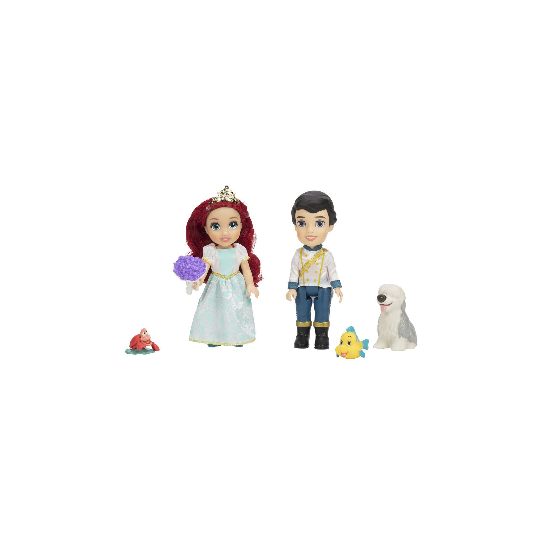 Muñecas Ariel + Eric La Sirenita Disney 15cm