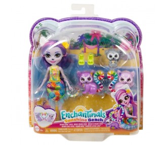 Muñeca Lorinda Lemur Sunshine Beach Enchantimals