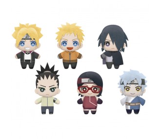 Expositor 9 Peluches Tomonui Naruto Next Generations Boruto 12cm