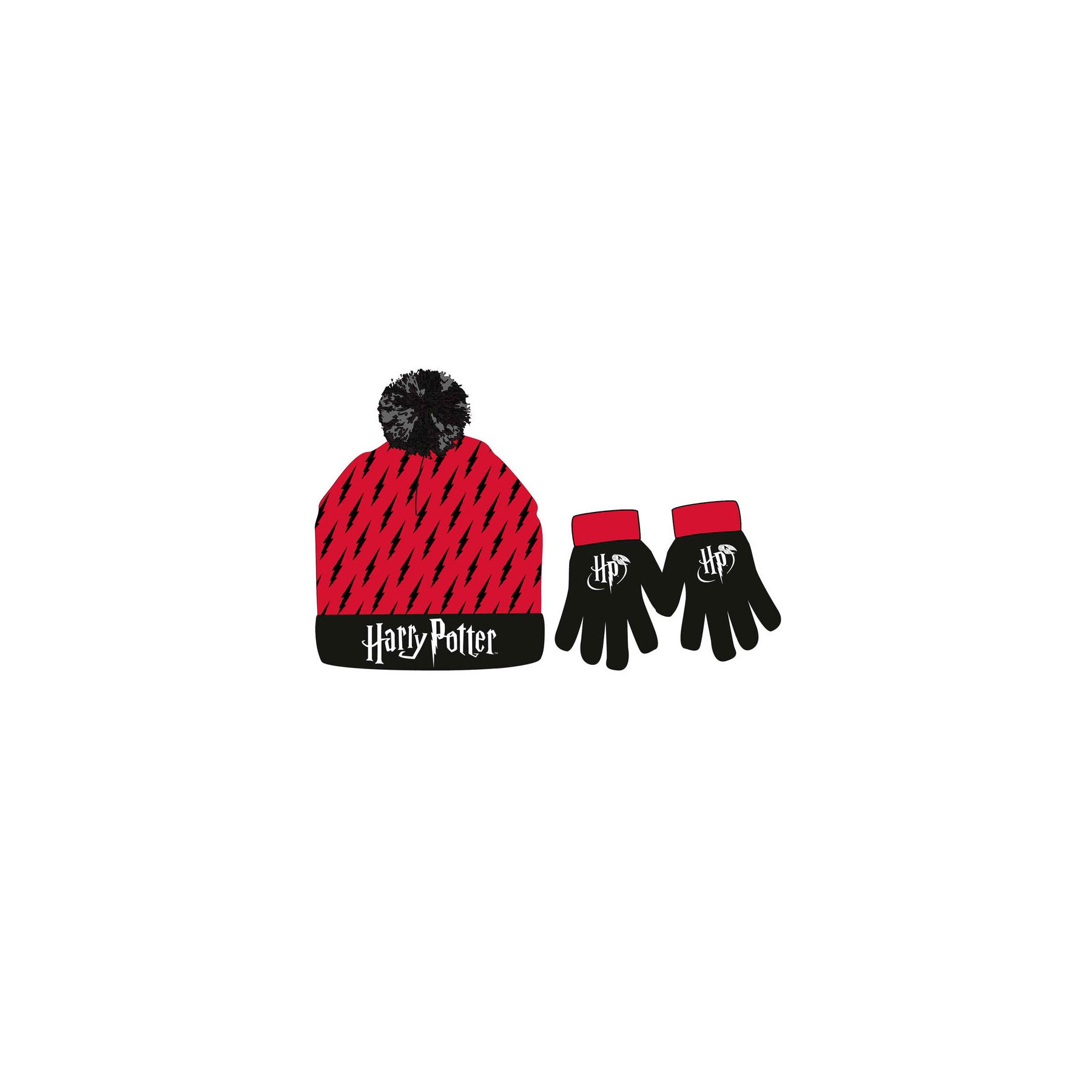 Set gorro y guantes Harry Potter