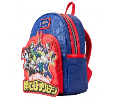 Mochila Group Debossed Logo My Hero Academia Loungefly 26cm