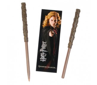 Varita boligrafo y marcapaginas Hermione Granger Harry Potter