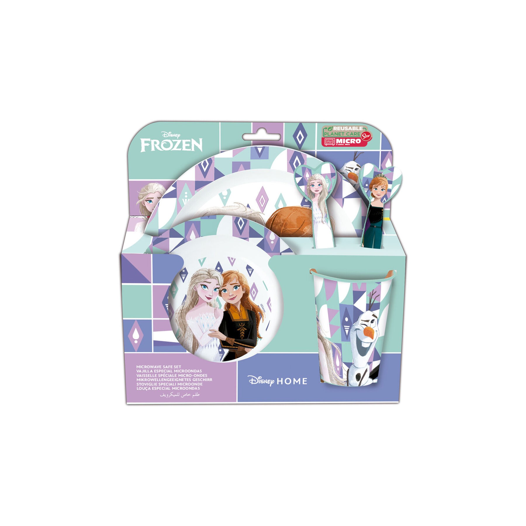 Set vajilla Frozen Disney 5pzs
