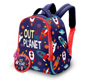 Mochila + monedero Out Planet neopreno 25cm