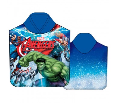Poncho toalla Los Vengadores Avengers Marvel microfibra