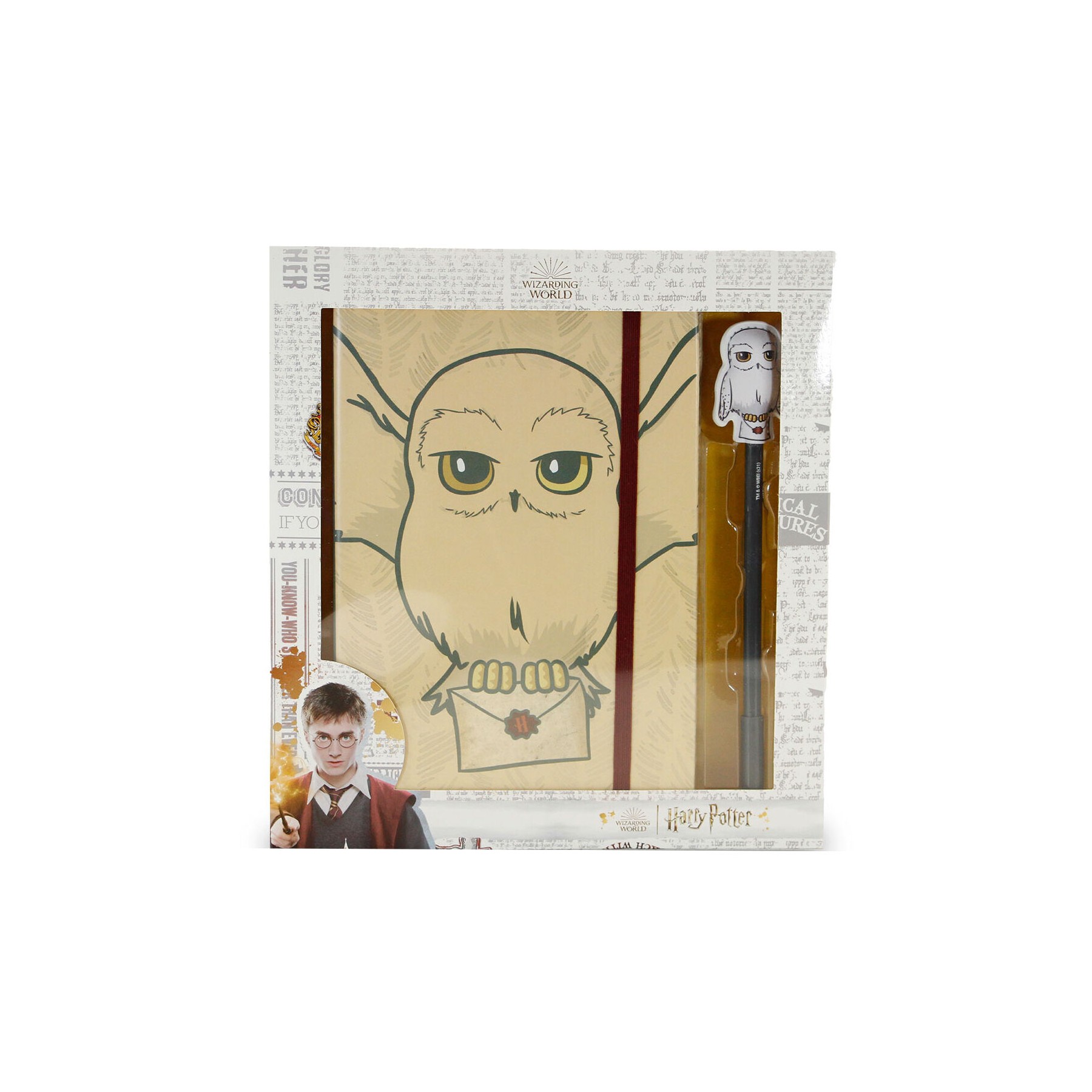 Set diario + boligrafo Hedwig Harry Potter